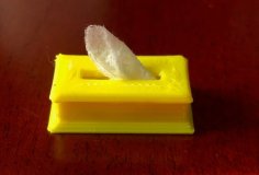 Facial Tissue Box 1:12 Scale 3D Printer Model