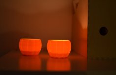 PUMKIN CANDLE HOLDER 3D Printer Model