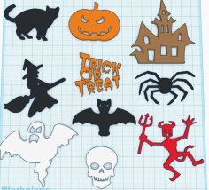 Halloween – Flat Stuff 3D Printer Model