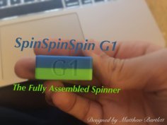 SpinSpinSpin, The BEARING-LESS Fidget Spinner 3D Printer Model