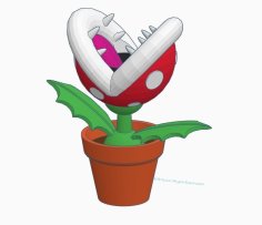 Piranha Plant 3D Printer Model