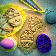 Easter Egg Cookie Cutter 3D Printer Model