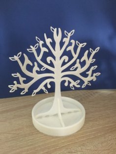 Jewelry Tree With Leaf (gondor) 3D Printer Model