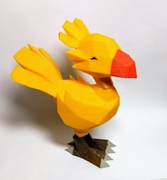 Low Poly Chocobo 3D Printer Model