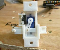 Servo Point Motor Holder 3D Printer Model