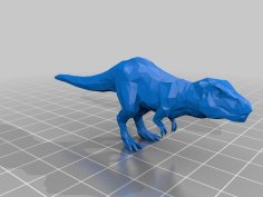 Low Poly Tyrannosaurus 3D Printer Model