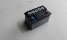 Battery 1:10 For Diorama 3D Printer Model