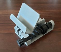 Screw Adjustable Phone Stand 3D Printer Model