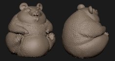 Fat Hamster! 3D Printer Model