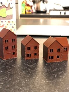 N Gauge House Set 3D Printer Model