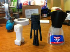 Printable Minecraft Enderman 3D Printer Model