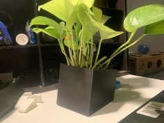 Crooked Cube Planter 3D Printer Model