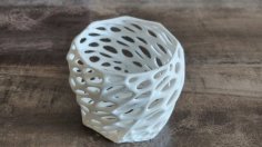 Voronoi Plant Pot 3D Printer Model