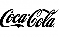 Cocacola Logo fichier dxf