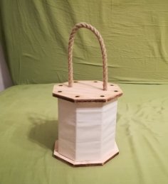 Laser Cut Plywood LED Lantern