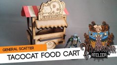 Laser Cut Tacocat Stand