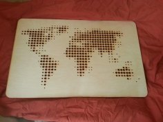 Laser Cut  World Map