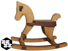 Laser Cut Rocking Horse