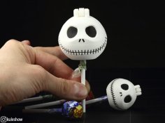 Chupa-Chups Holder Jack Skellington 3D Printer Model