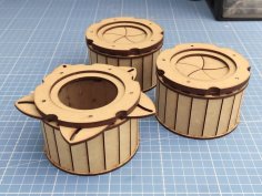 Laser Cut Iris Box V2 – Various Sizes