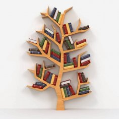kitaplık (ağaç Modeli) archivo dxf