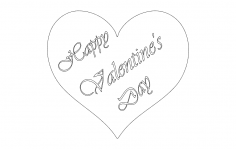 Valentine  dxf File