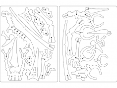 Pterx Instructions dxf File