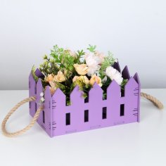 Laser Cut Flower Box