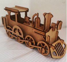 Locomotiva 3d Free Vector