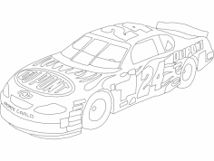 Arquivo dxf Dupont Chevy 24 Lineart