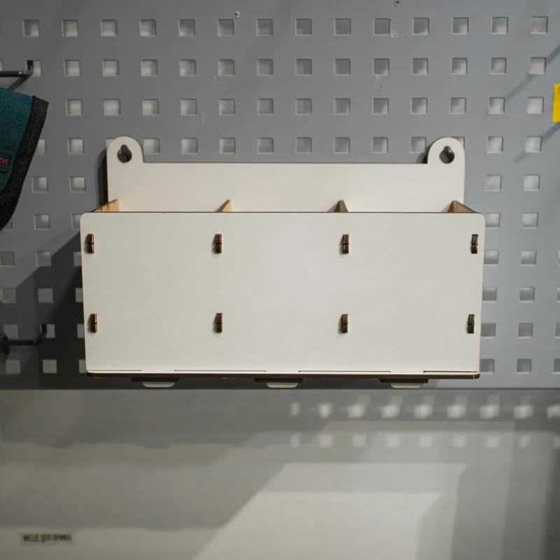 Laser Cut Spray Can Holder 3 Compartments