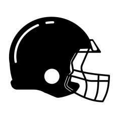 Arquivo dxf de capacete de futebol