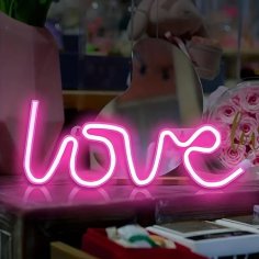 Laser Cut Love Neon Sign