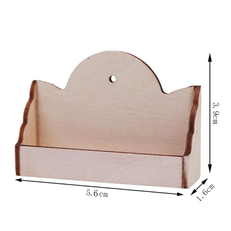 Laser Cut Dollhouse Rack for Photo Props Dollhouse Miniatures Furniture