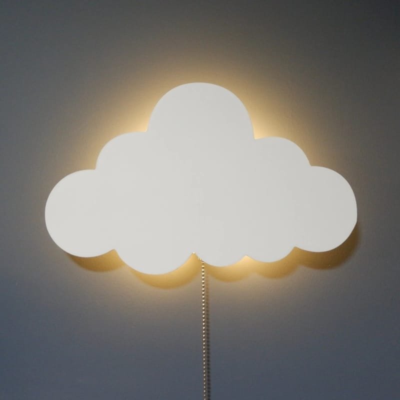 Laser Cut Cloud Night Light Baby Room Wall Light