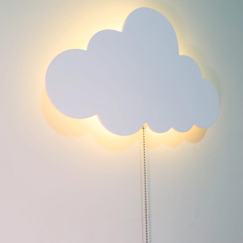 Laser Cut Cloud Night Light Baby Room Wall Light