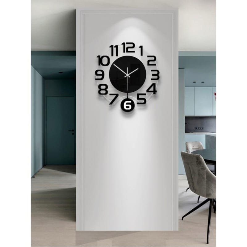Laser Cut Acrylic 3D Wall Clock