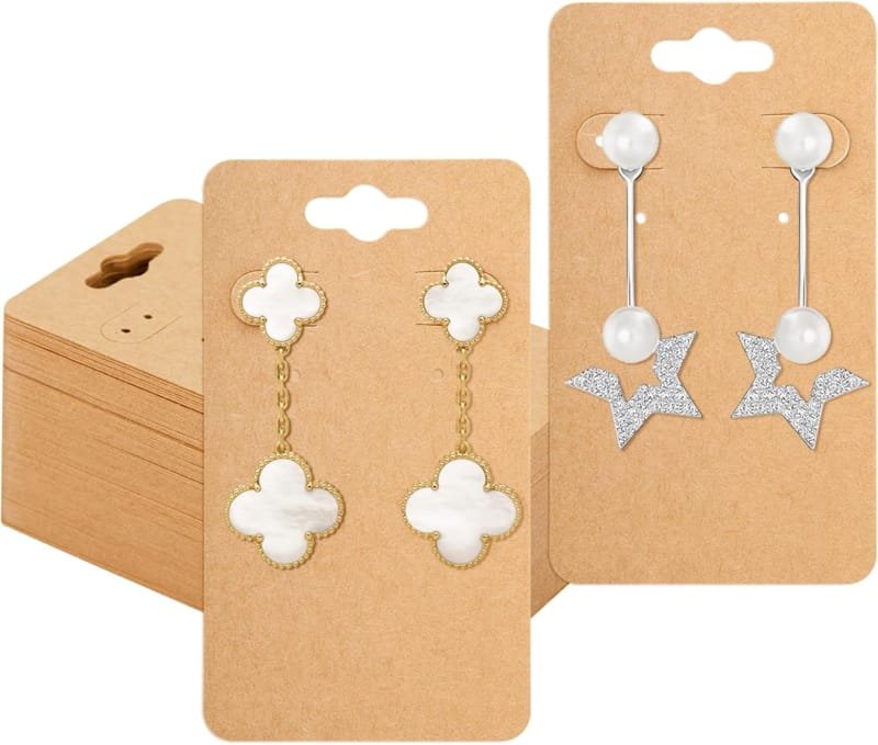 Laser Cut Earring Paper Cards Earring Display Cards For Selling