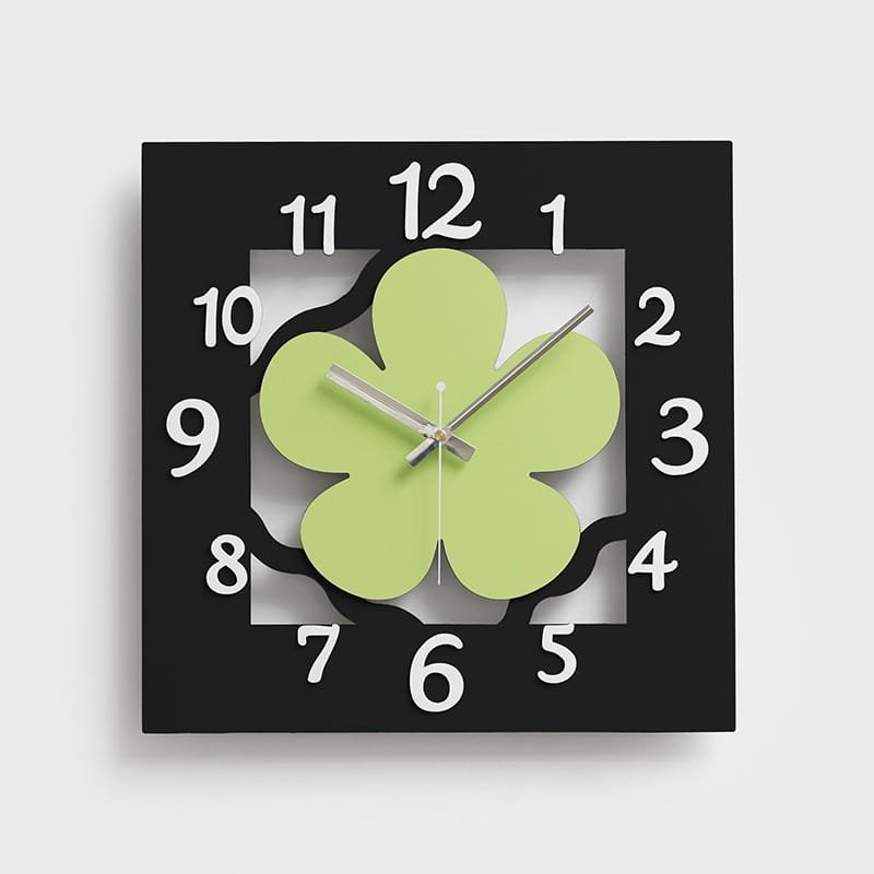 Laser Cut Modern Creative Flower Wall Clock