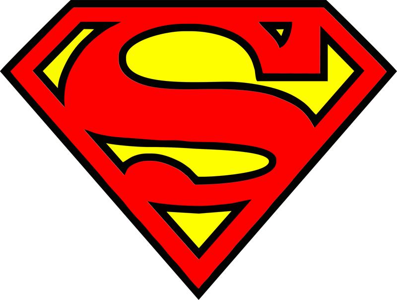vector de logotipo de super hombre