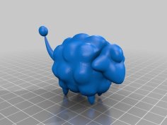 Mareep Pokemon 3D Printer Model