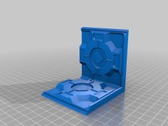 Companion Cube Planter Mold 3D Printer Model