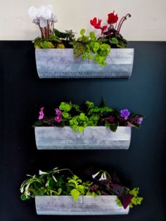 Tiered Wall Hanging Planter 3D Printer Model