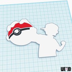 Pokemon Art – Trainer 3D Printer Model