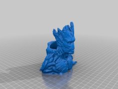 Groot Pen Holder 3D Printer Model