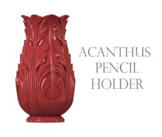 Acanthus Pencil Holder 3D Printer Model