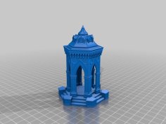 Stone Gazebo 3D Printer Model