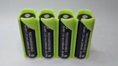 AA And AAA Battery Holders (2, 4, 8, 12, 16 Packs) 3D Printer Model