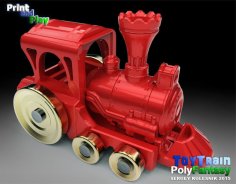 Toy Train 3D Printer Model