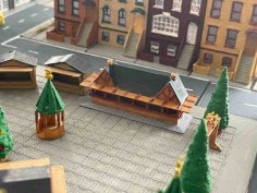 Christmas Market Hut 3 (z-scale) 3D Printer Model